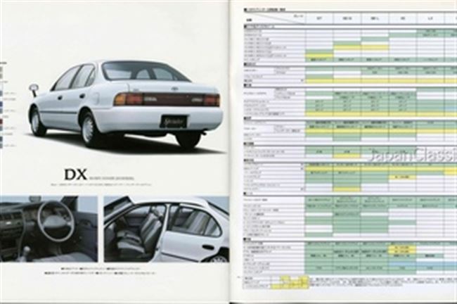 Toyota Sprinter технические характеристики и комплектации